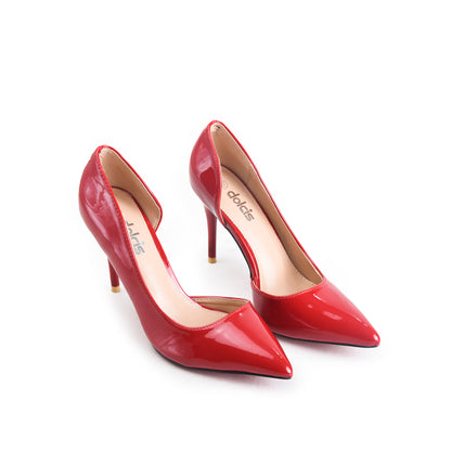 Maroon Embellished Heels | 442L-M Dolcis