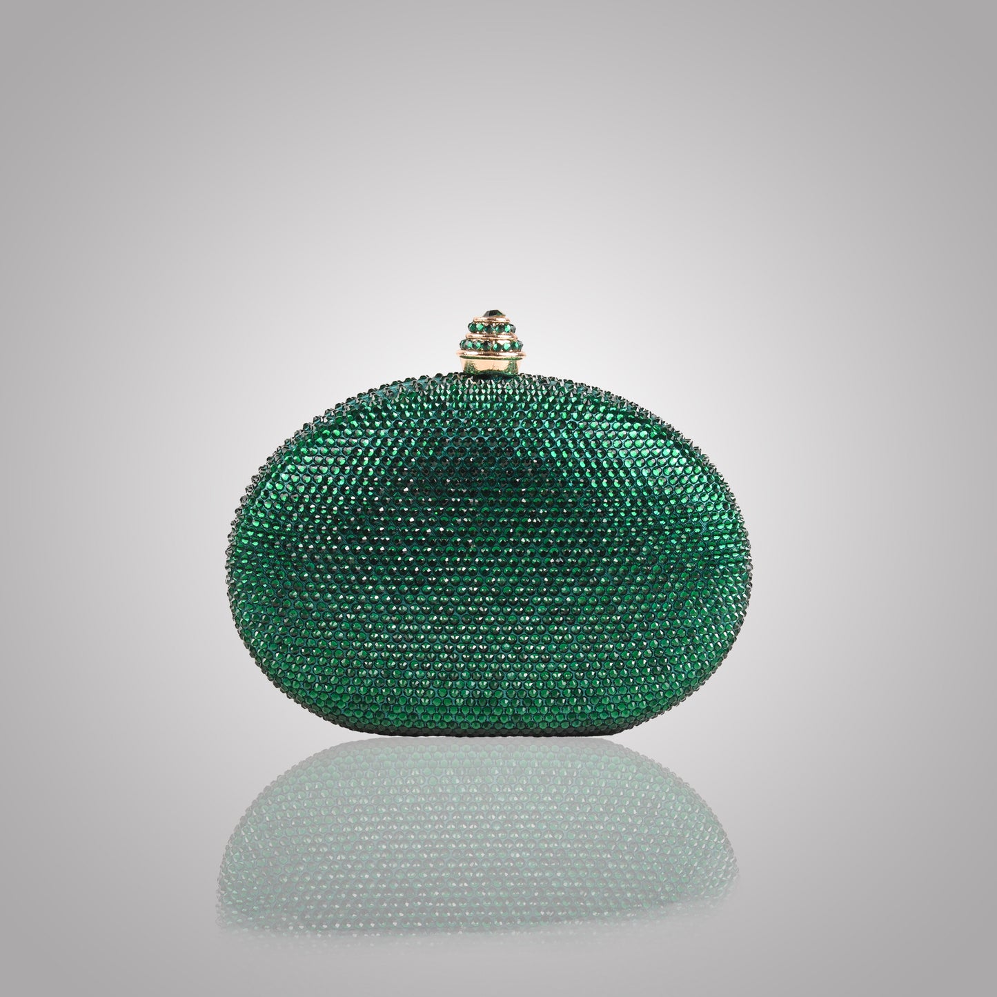 Premium  Green  Swarovski Clutch | C1342-K