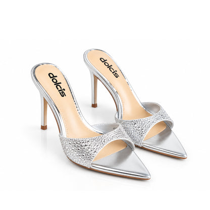 Silver Crystal  Party-Heels | 511N-S