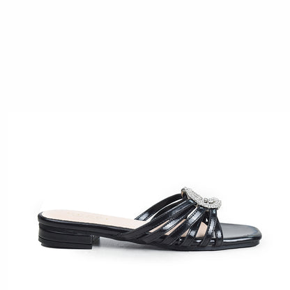 Black Everyday Comfort Flats | 504N-C