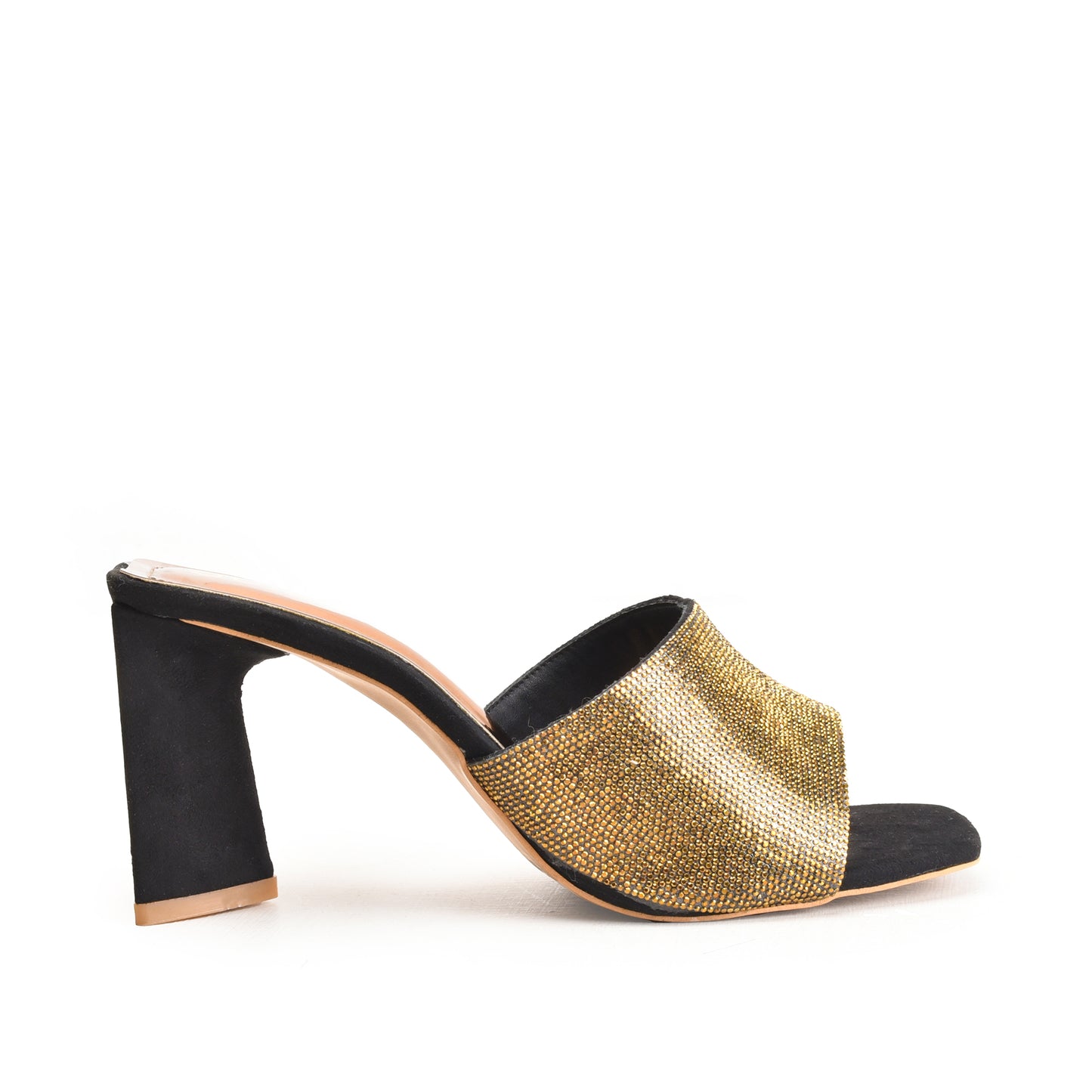 Black Gold Block Heels | 511M-C Dolcis