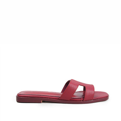 Maroon Soft Comfort Slip Flats | 502N-M