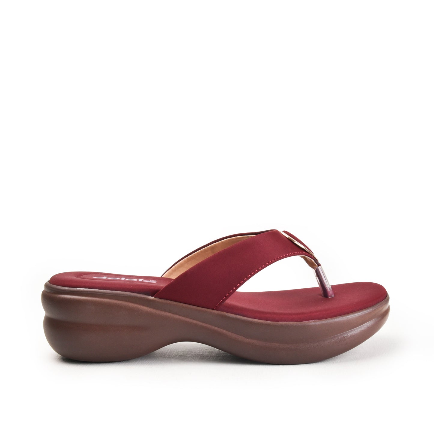 Maroon Slip-On Flip Flops | 779R-M Dolcis