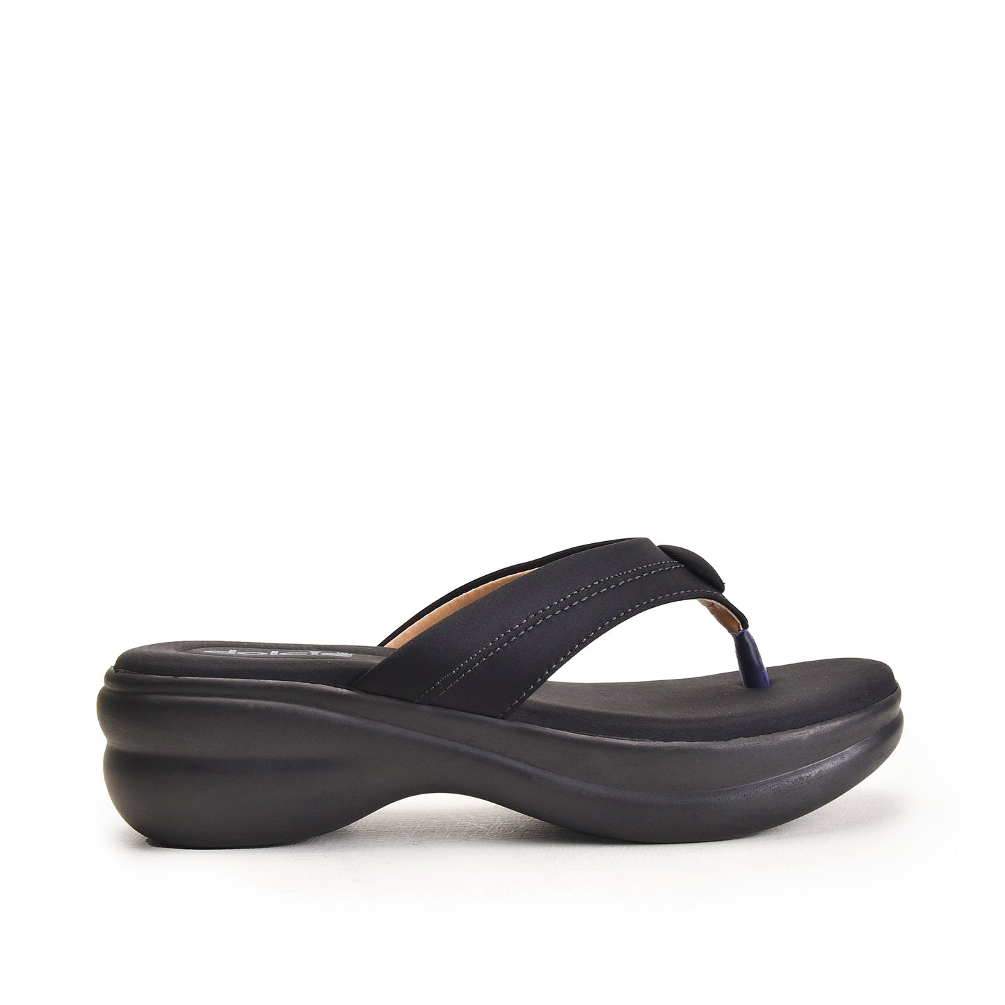 Black Comfort Slip-On Flip Flops | 780R-C Dolcis