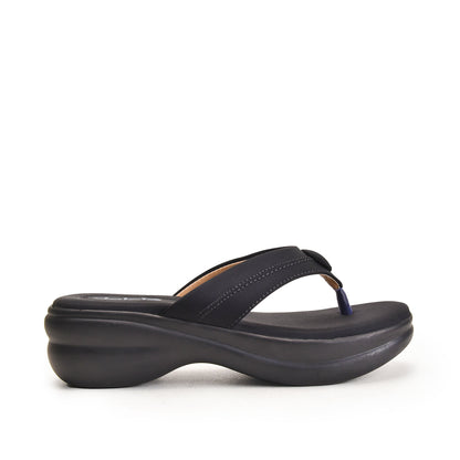 Black Comfort Slip-On Flip Flops | 780R-C Dolcis