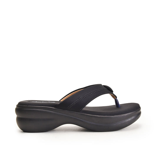 Black Comfort Slip-On Flip Flops | 780R-C Dolcis