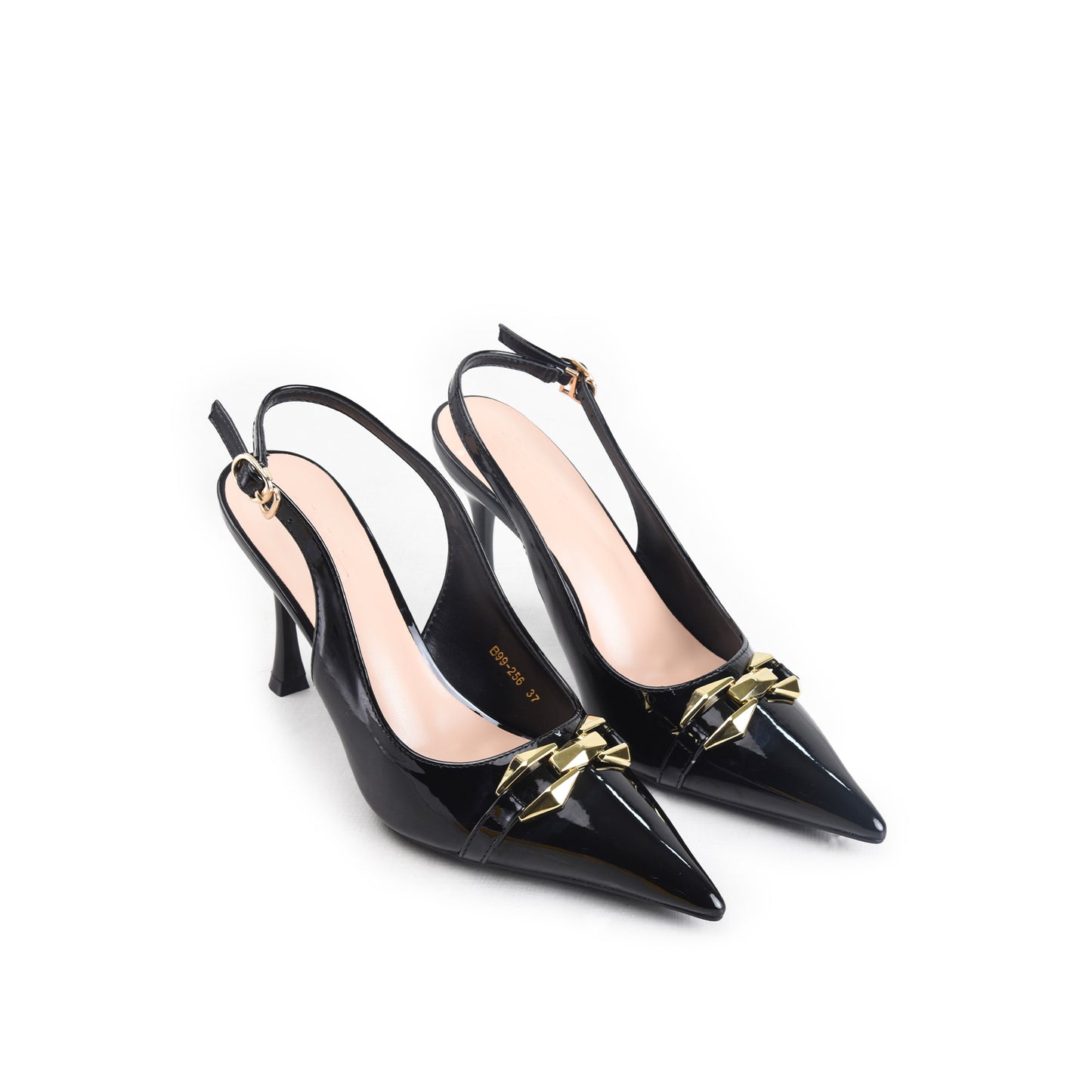 Black   Formal Slingback Court Heels | 420P-C