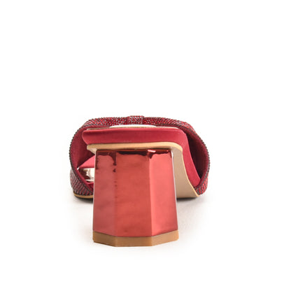 Red Bow Block Heels | 509M-M Dolcis