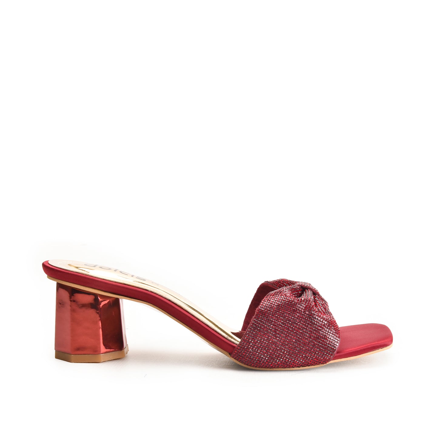 Red Bow Block Heels | 509M-M Dolcis