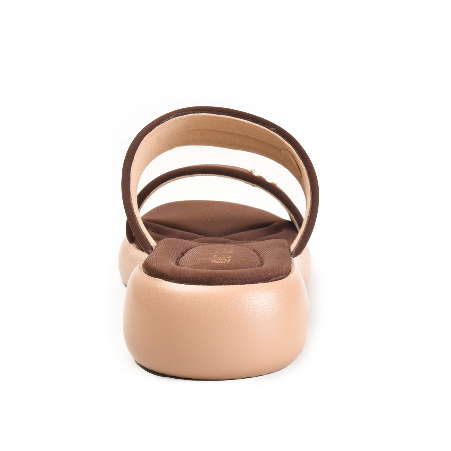 Comfortable Brown Double-Strap Flip Flops | 502M-B Dolcis