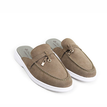 Classic Brown Suede Loafers| 20045C-K