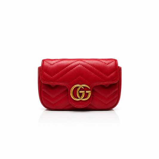Red Luxe Mini Crossbody Bag