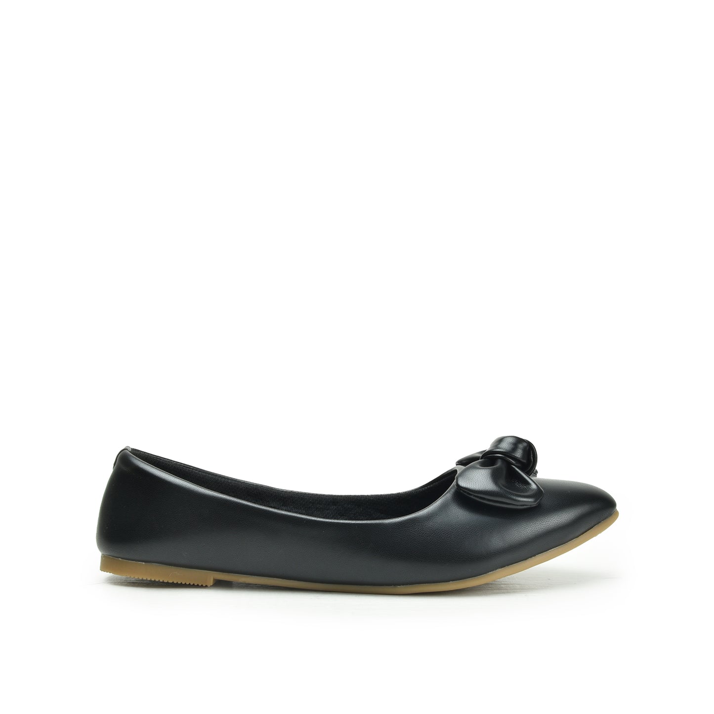 Classic Black Bow Ballet Flats Slippers| 434N-C
