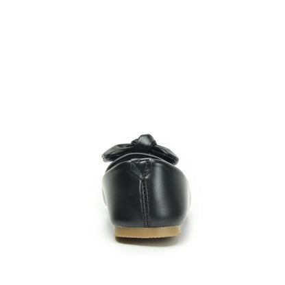 Classic Black Bow Ballet Flats Slippers| 434N-C