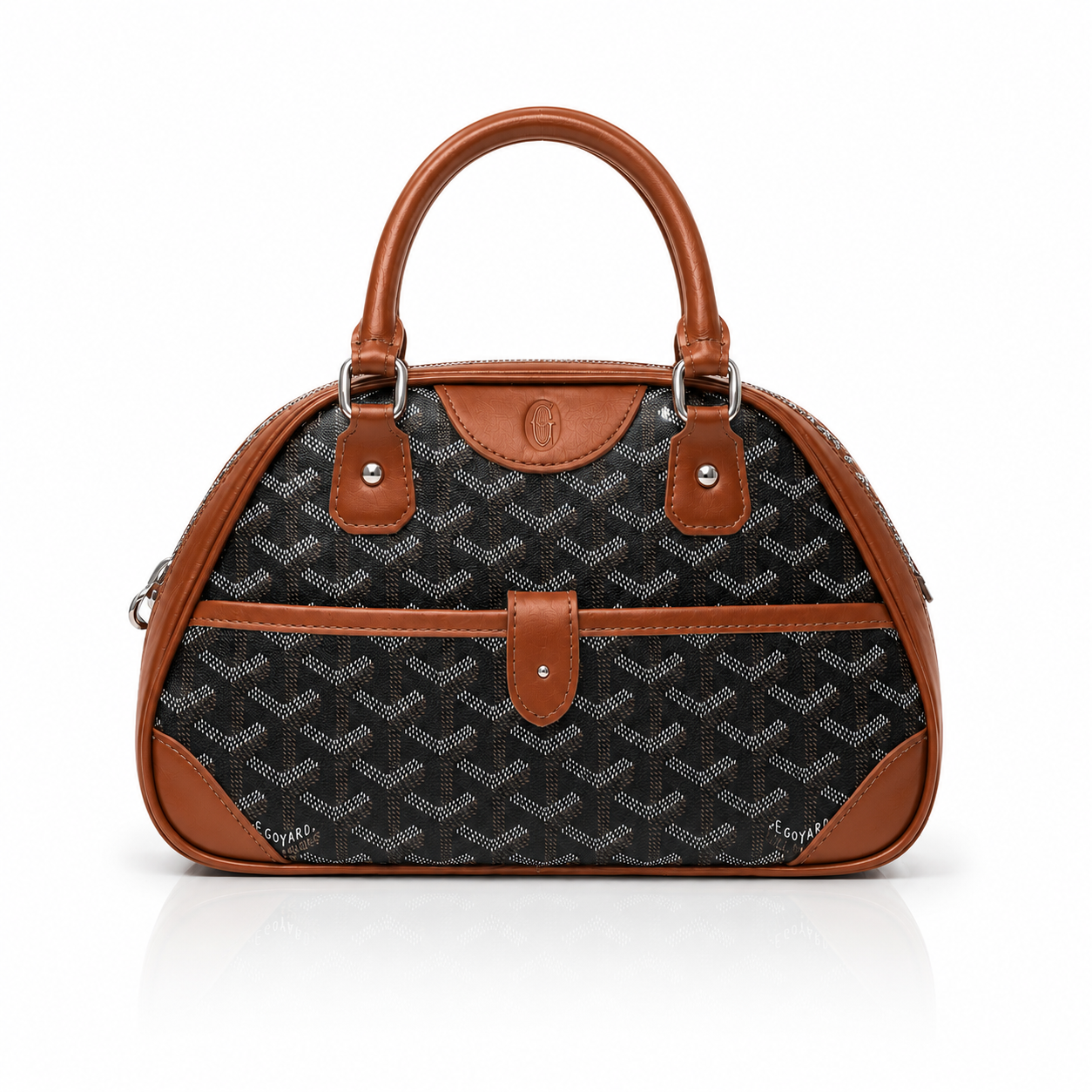 Balck & Brown Signauture Dome Handbag