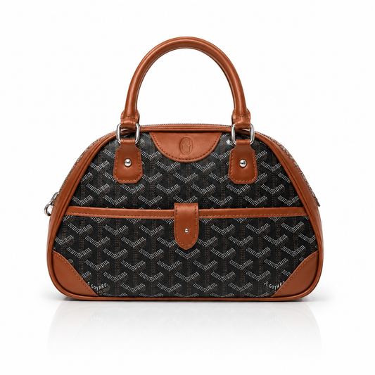 Balck & Brown Signauture Dome Handbag