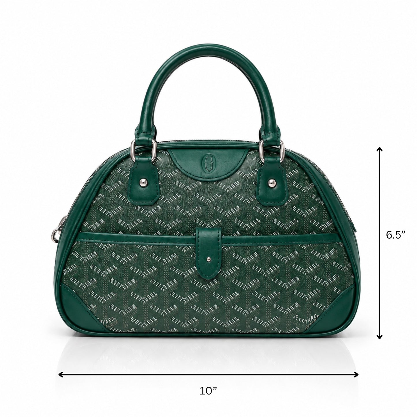 Green Signauture Dome Handbag