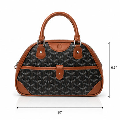 Balck & Brown Signauture Dome Handbag