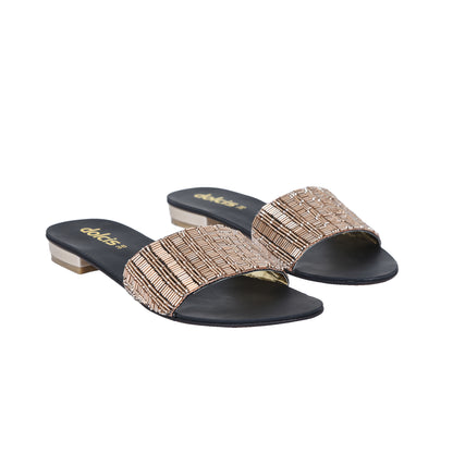 Stylish Brown Flat Sandals Slippers | 507J-X