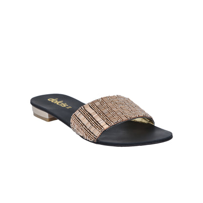 Stylish Brown Flat Sandals Slippers | 507J-X