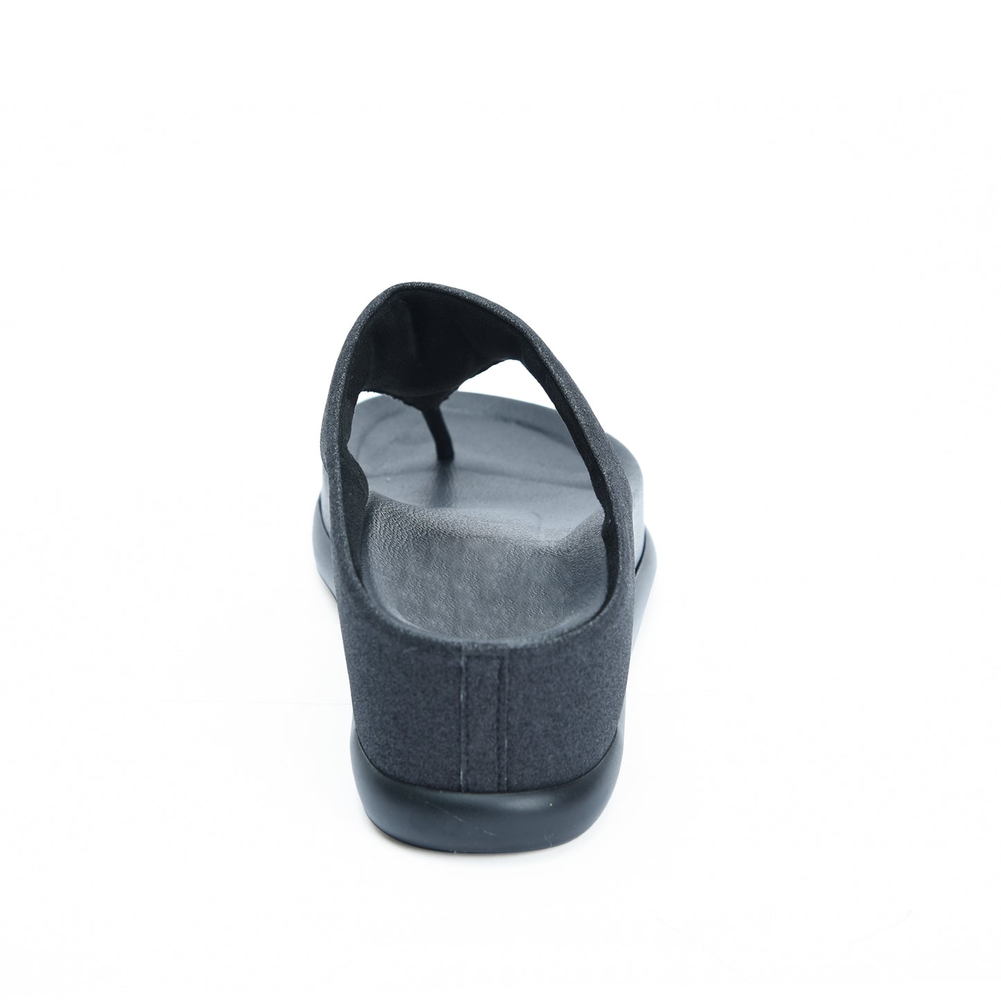 Sleek Black Comfort Slippers | 735R-C