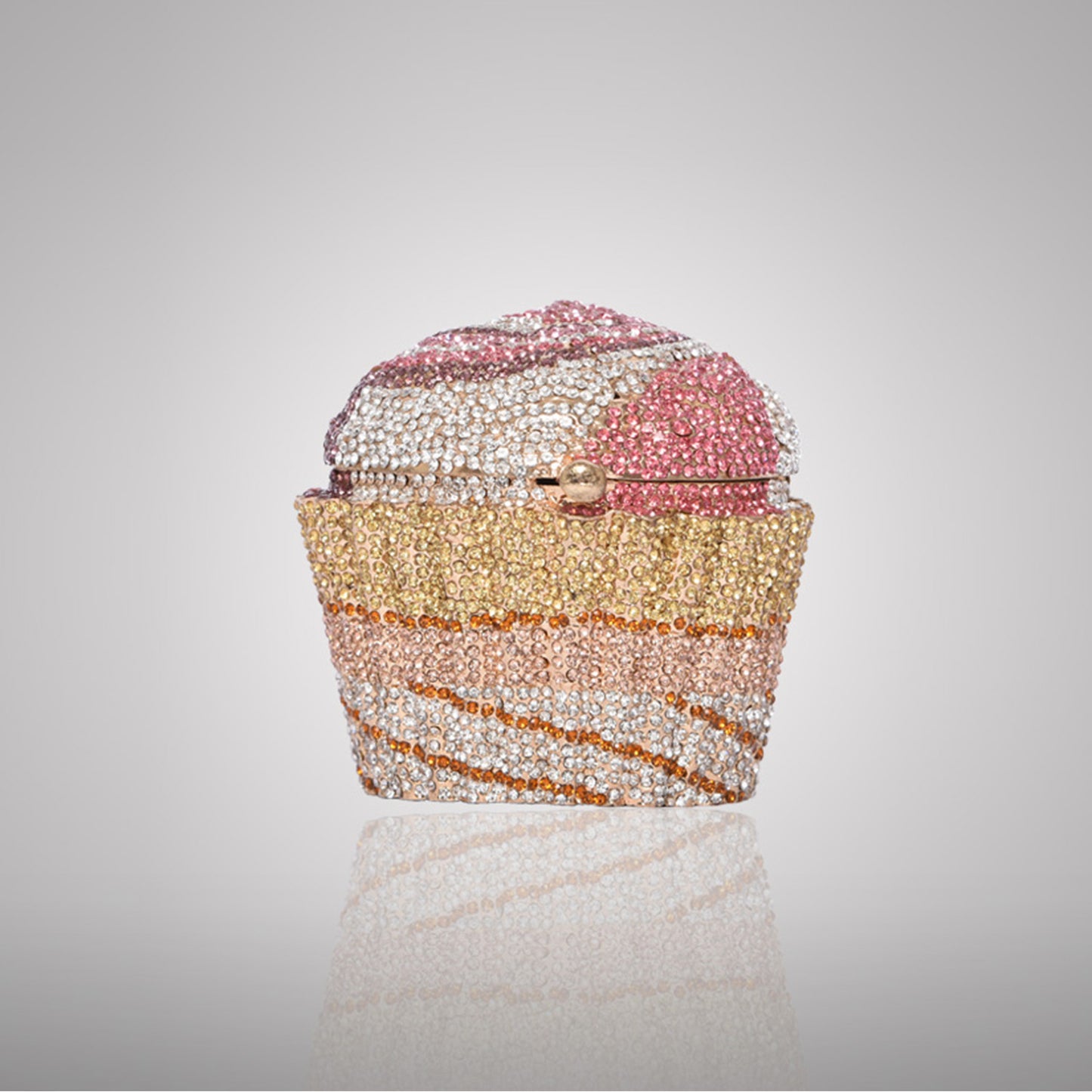 Whimsical Cupcake-Shaped Swarovski Clutch | 0C596-PT