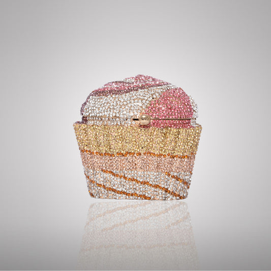 Whimsical Cupcake-Shaped Swarovski Clutch | 0C596-PT