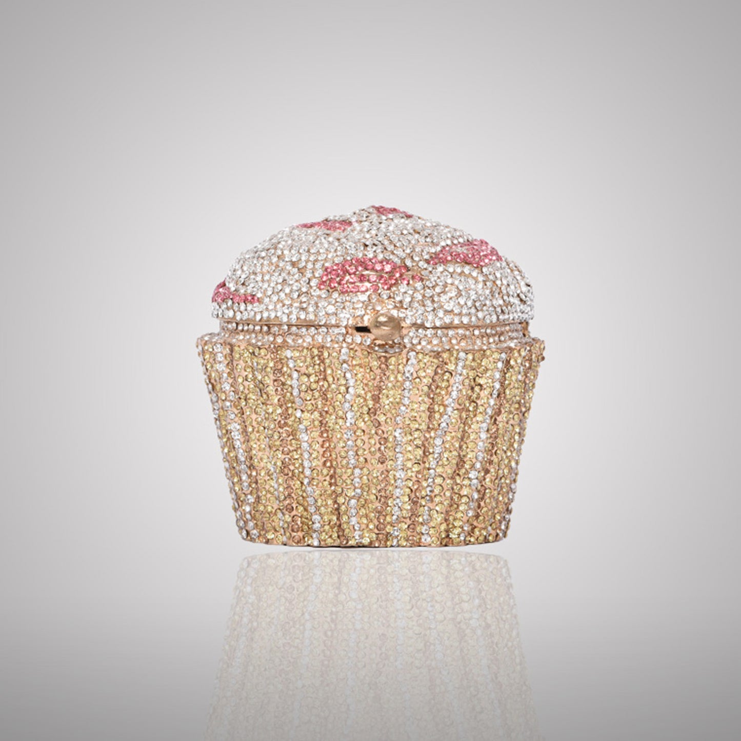 Decorative Cupcake-Shaped Swarovski Clutch | 0C596-P