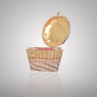 Whimsical Cupcake-Shaped Swarovski Clutch | 0C596-PT
