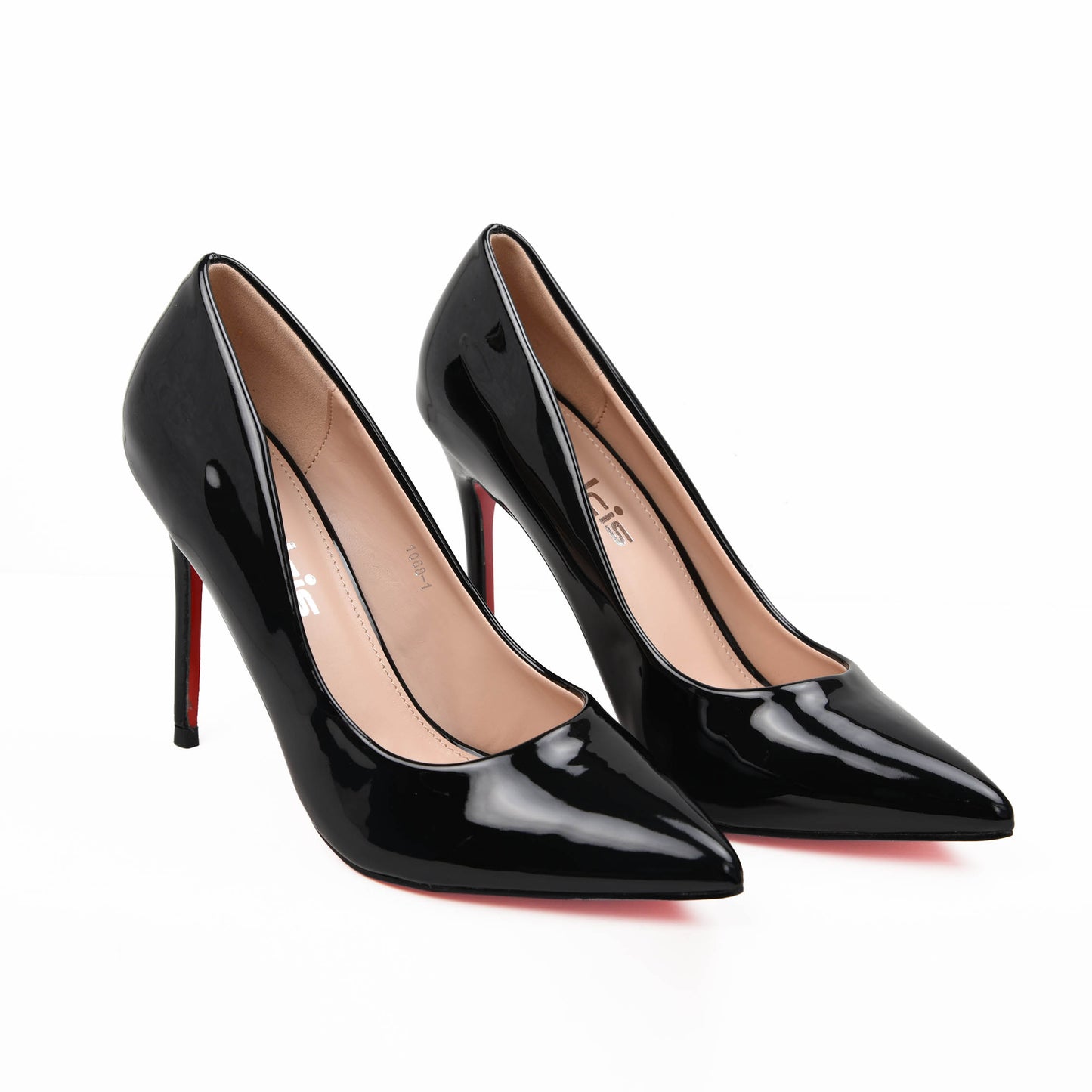 Classic Black Patent Leather Stilettos | 443L-C