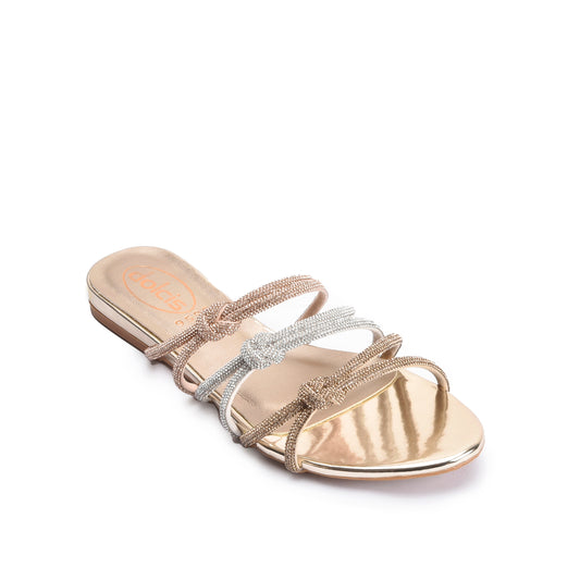 Chic Multicolor Strappy Flats Slippers | 530K-XT