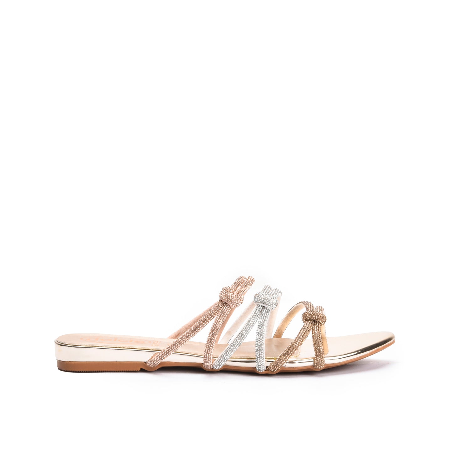 Chic Multicolor Strappy Flats Slippers | 530K-XT